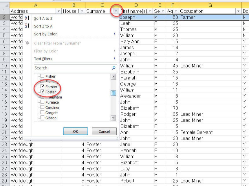 Family History Census Search 
